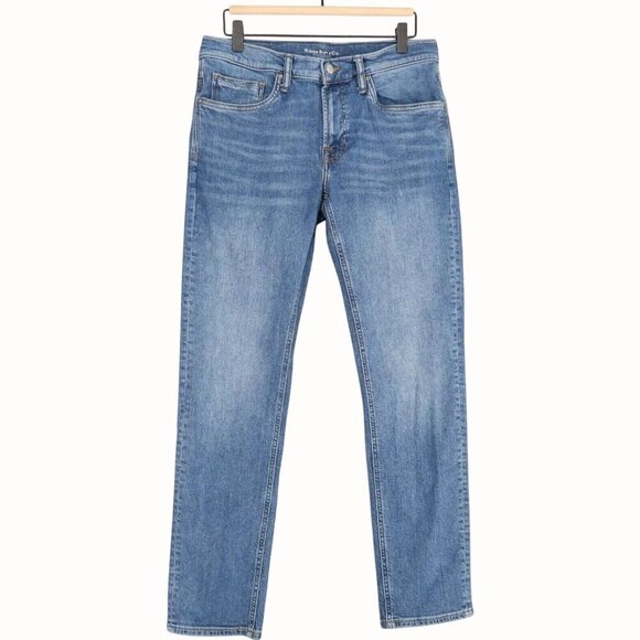 Rising Sun & Co Mens Repreve Slim Fit RCore Jeans 29x34 Light Blue Denim NEW - Picture 1 of 5